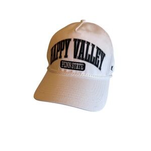 Happy Valley Penn State 47 Brand Adjustable White Baseball Cap OSFA